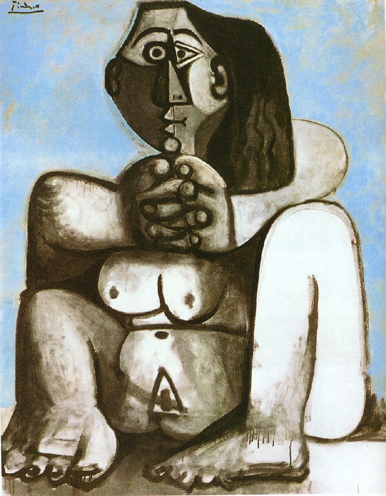 Picasso Seated female nude 1959